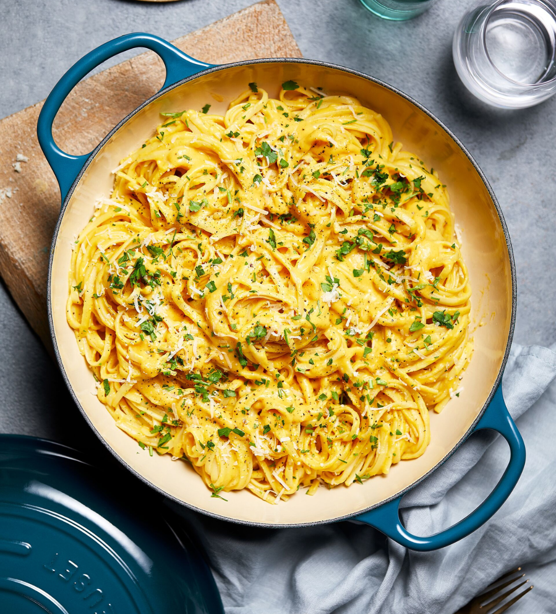 Creamy Butternut Squash Linguini